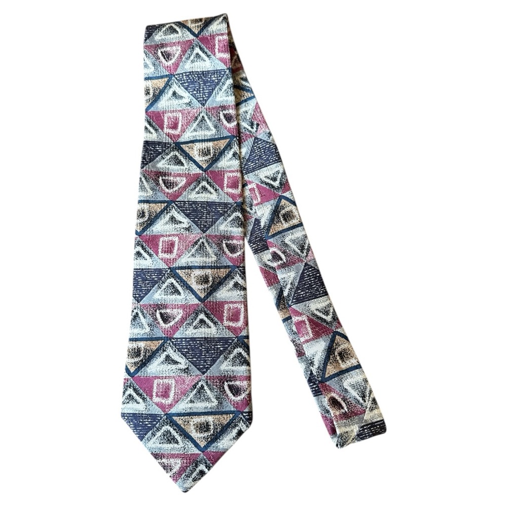 Robert Talbott Best of Class Silk Geometric Tie Nordstrom Vintage Hand Painted